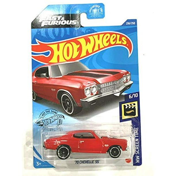 Details about   HOT WHEELS 2020 FAST & FURIOUS '70 CHEVELLE SS P CASE Screen Time Free Box Ship
